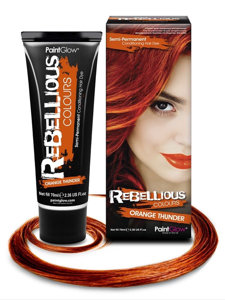 Semi-Permanent Hair Dye, Orange