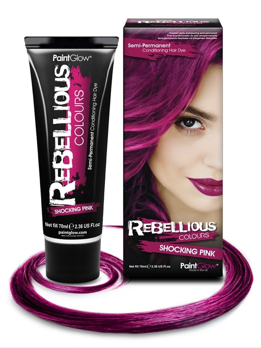 Semi-Permanent Hair Dye, Shocking Pink