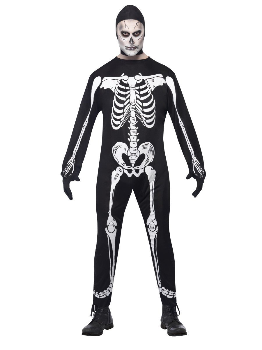 Skeleton Jumpsuit Costume