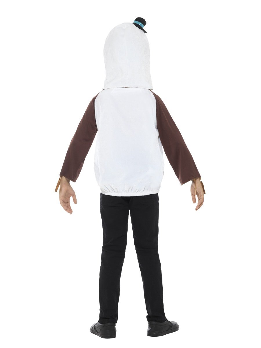 Snowman Costume, with Tabard, Carrot Nose Alternative View 2.jpg