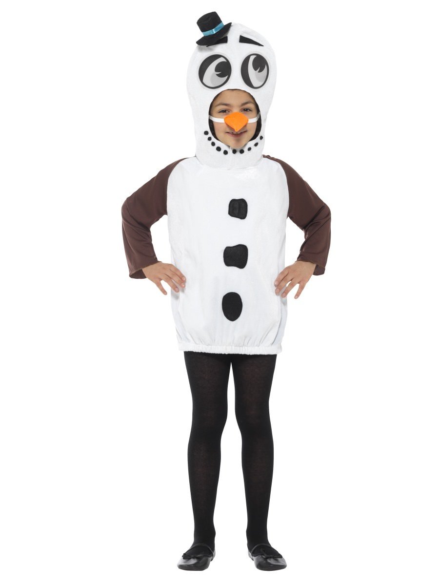 Snowman Costume, with Tabard, Carrot Nose Alternative View 3.jpg