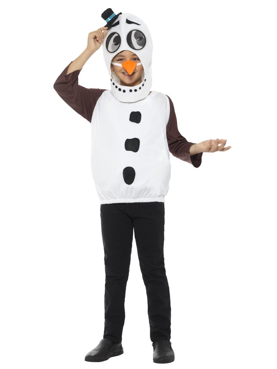 Snowman Costume, with Tabard, Carrot Nose