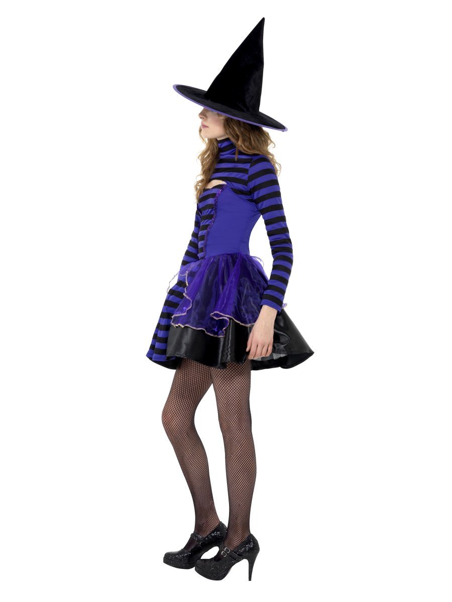Teen Stripe Dark Fairy Costume, Purple & Black Alternative View 1.jpg