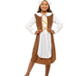 Tudor Girl Costume Brown