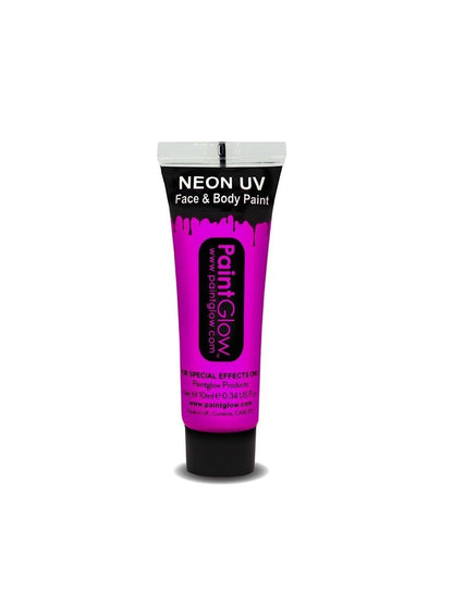 UV Face & Body Paint, Pink, 10ml