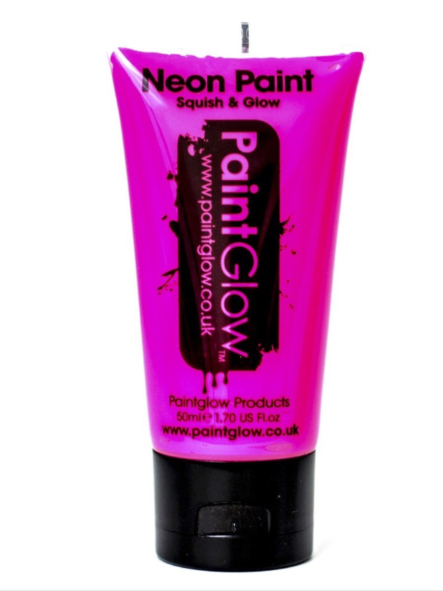 UV Face & Body Paint, Pink, 50ml
