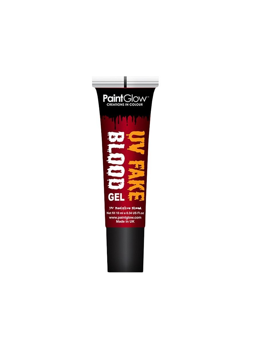 UV Fake Blood Gel, Orange, 10ml