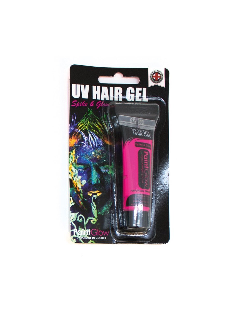 UV Hair Gel, Pink, 10ml, Blister Pack