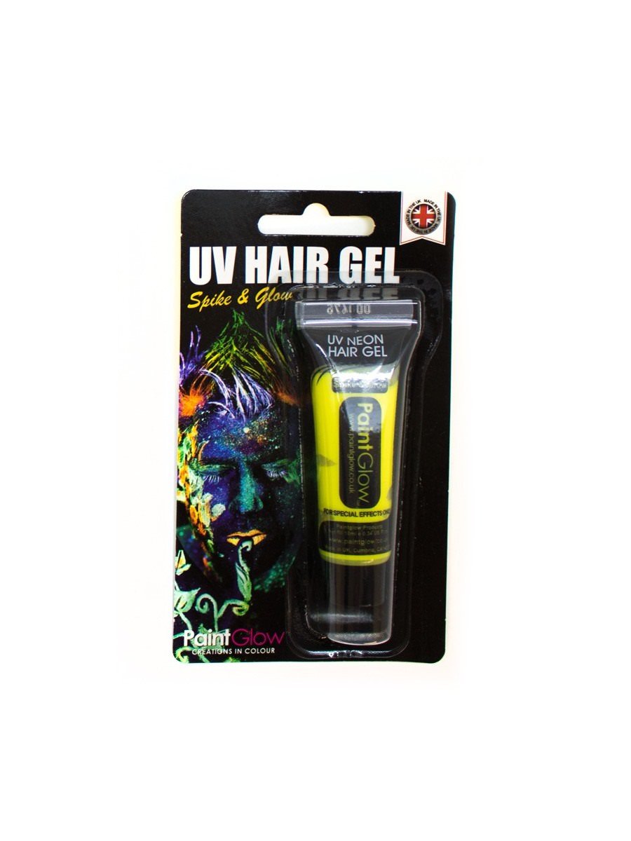 UV Hair Gel, Yellow, 10ml, Blister Pack