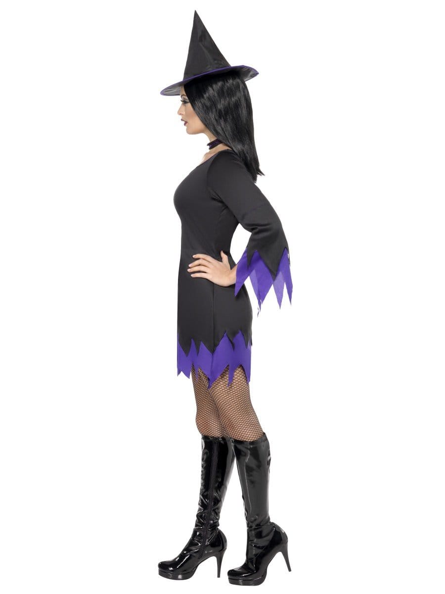 Witch Costume, Black & Purple Alternative View 1.jpg