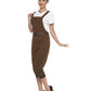 WW2 Land Girl Costume, Brown Alternative View 1.jpg