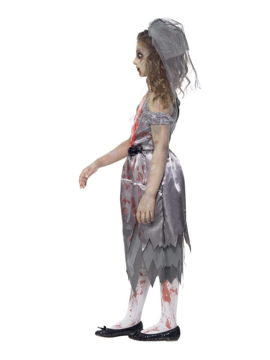 Zombie Bride Costume, Grey Alternative View 1.jpg