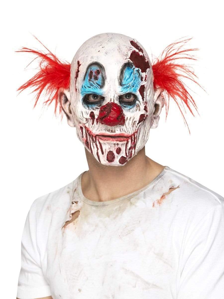Zombie Clown Mask, Foam Latex