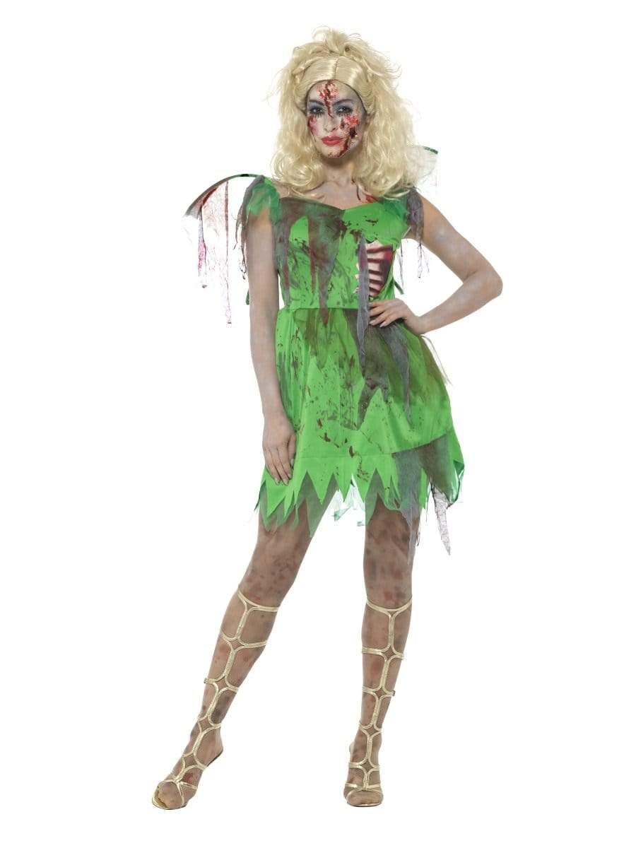Zombie Fairy Costume, with attached Latex Ribs & Wings