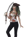 Zombie Pirate Wench T-Shirt Adult Women's